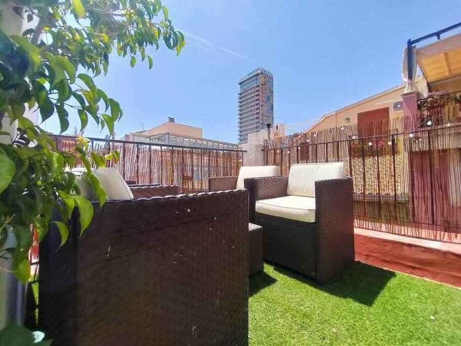 Dirdam Cascoantiguo -Roof Top -4 Min Playa Alicante Buitenkant foto